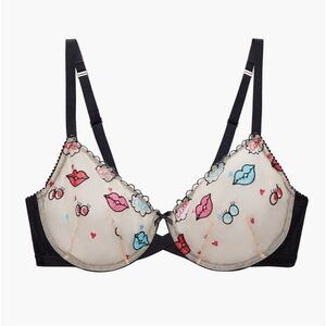 Savage X Fenty Eye Heart U Unlined Bra - Size 44DDD